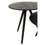 Voir la diapositive 3 : Paris Prix Lot de 4 Tables Basses en Bois  Teck  70cm Noir