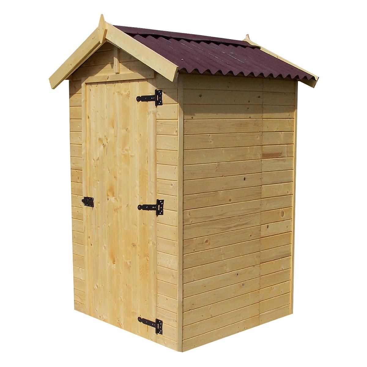 Abri de jardin bois - 1.36m² - TUAM