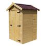 Voir la diapositive 2 : Abri de jardin bois - 1.36m² - TUAM