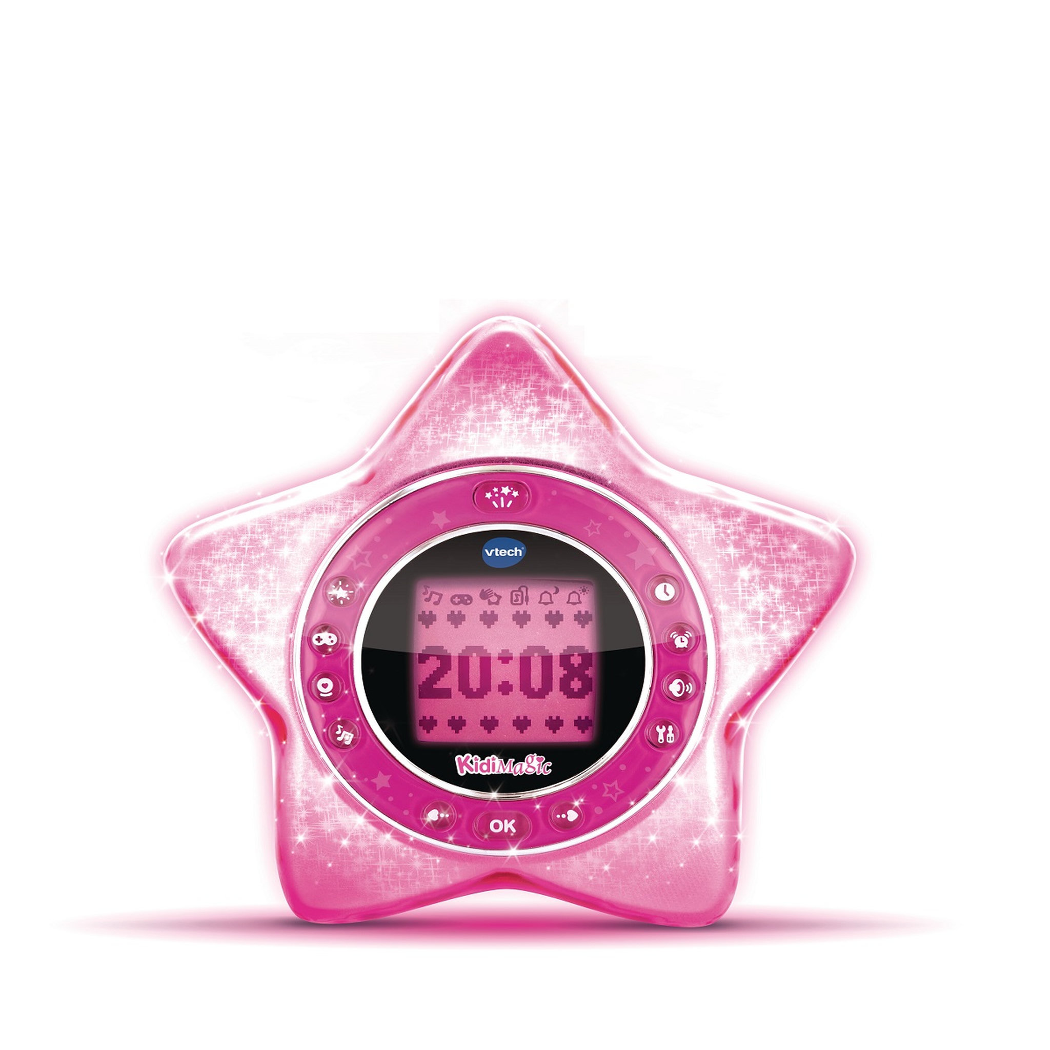 VTECH Réveil Kidimagic Starlight Rose