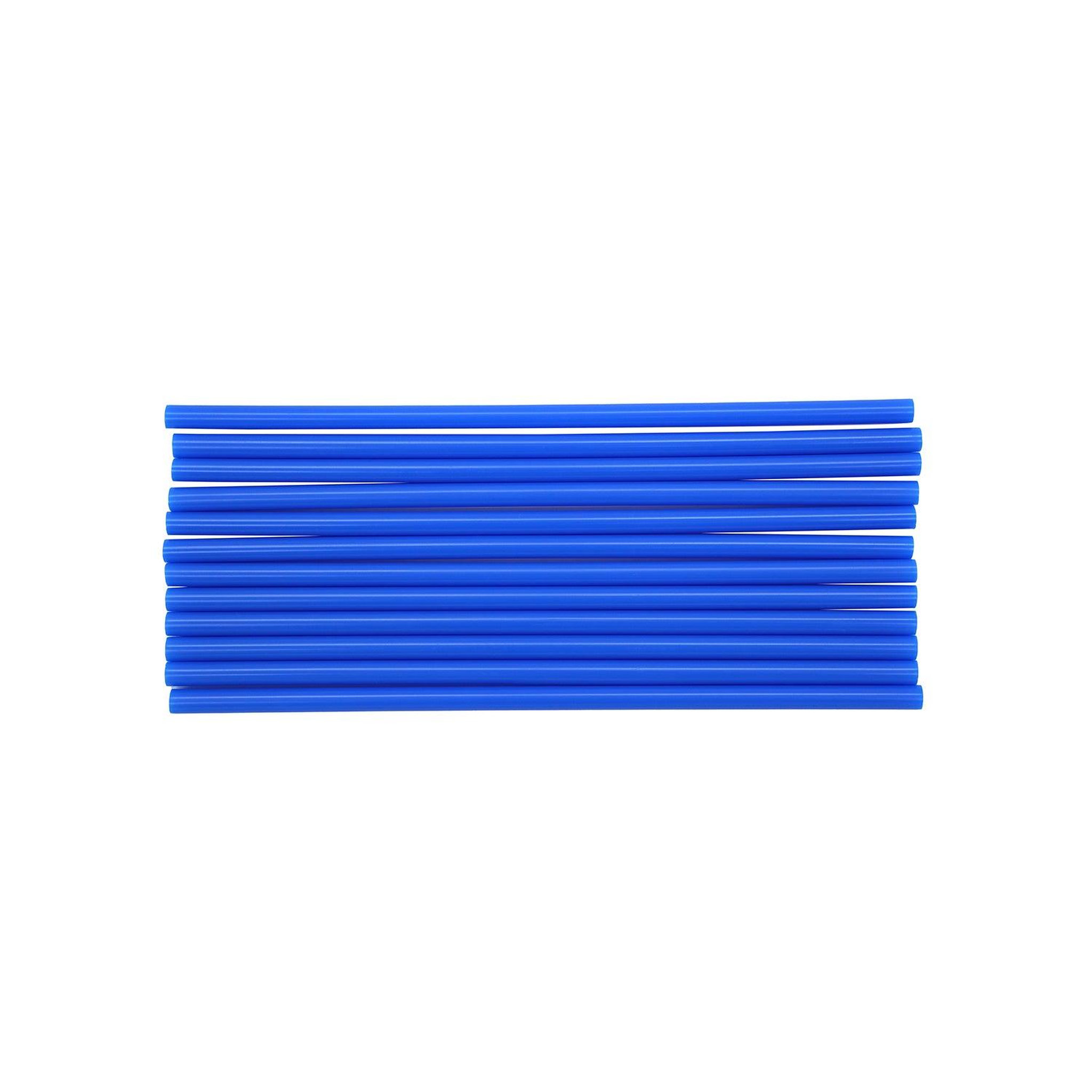 Fackelmann Lot de 12 pailles bleu en plastique 23 cm fackelmann bar concept