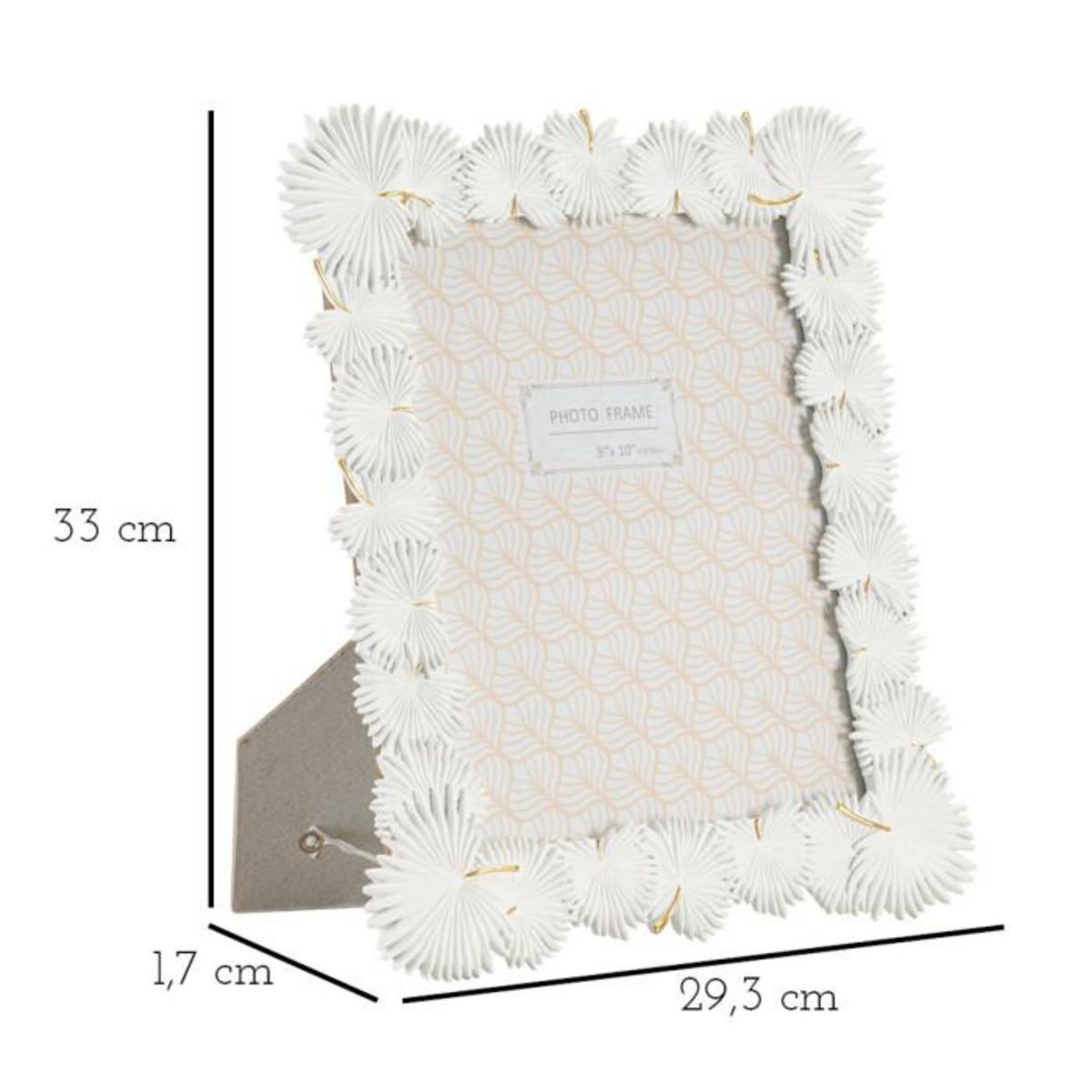 Paris Prix Cadre Photo Déco  Feuilles de Palmier  20x25cm Blanc