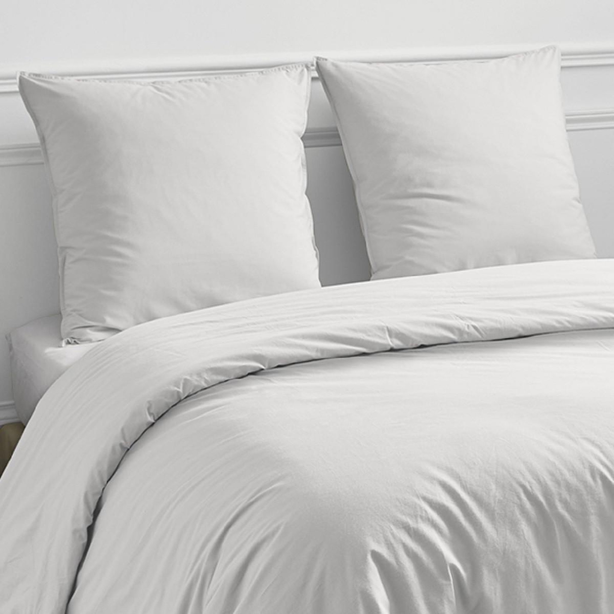 Voir la diapositive 4 : FUTURE HOME Drap housse en coton 57 fils uni bonnet 25cm