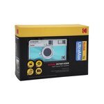 Kodak Appareil photo argentique réutilisable Kodak Ektar H35 N Bleu et Argent + Film Kodak Ultramax 24 poses