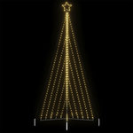 VIDAXL Sapin de Noël a LED 570 LED blanc chaud 399 cm