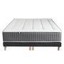 Voir la diapositive 5 : IDLITERIE Ensemble Matelas Ressort 7 zones H.28cm + Sommier Fabriqué en France MAX