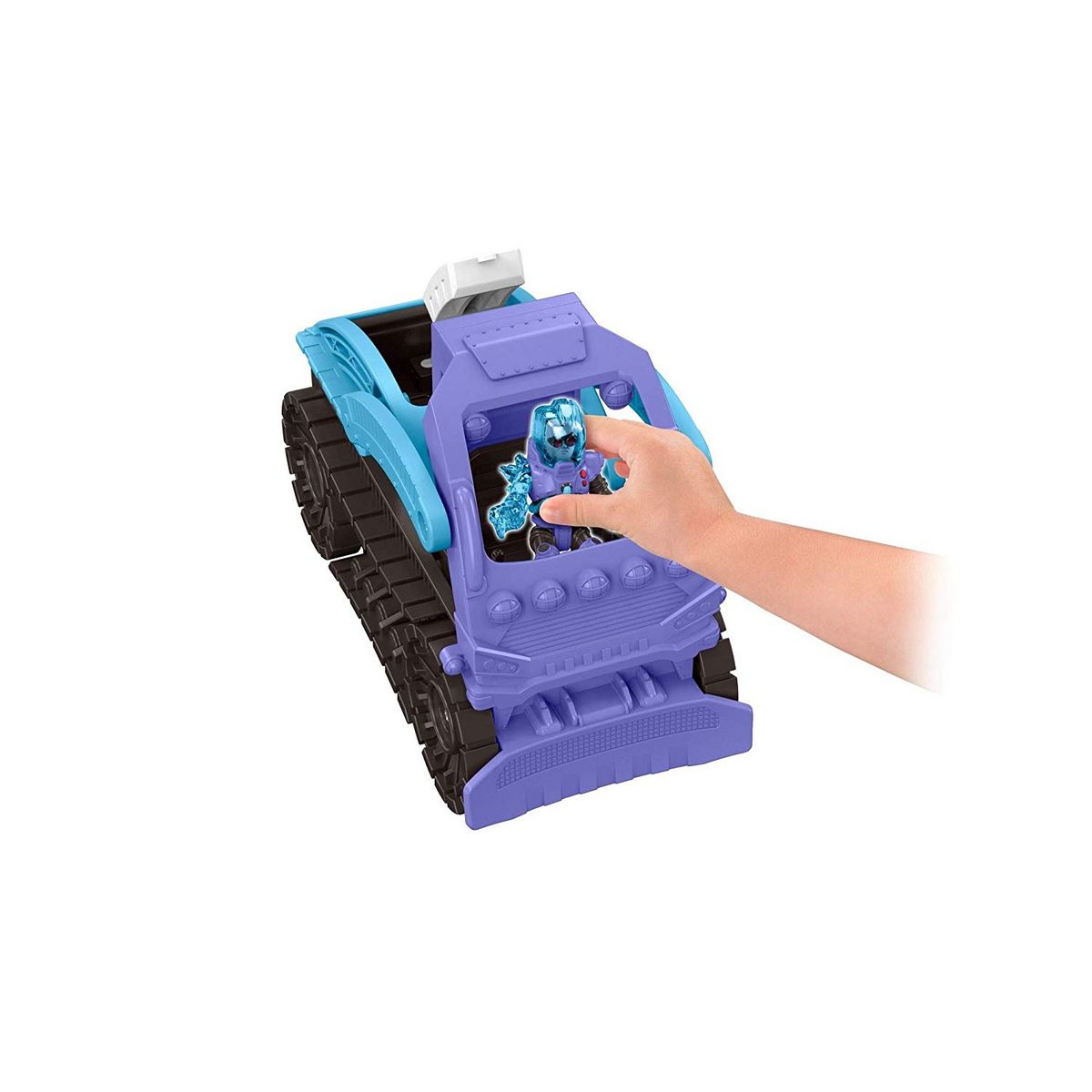 Fisher price Imaginext - Véhicule transformable + figurine Mr. Freeze Snowcat - Dc Super Friends