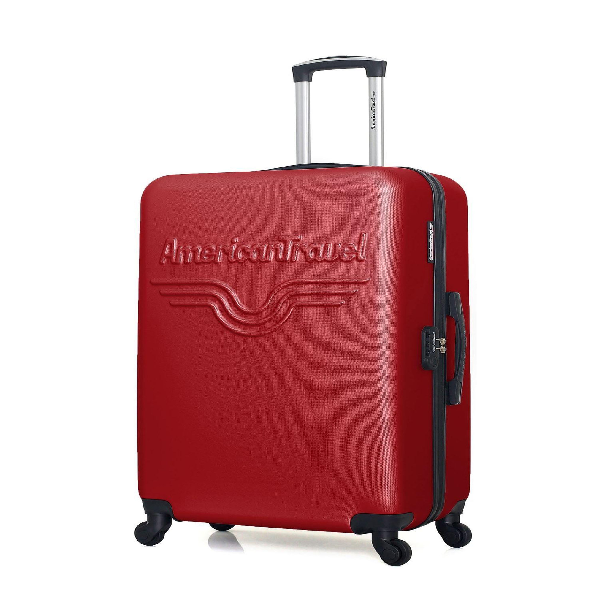 Voir la diapositive 3 : AMERICAN TRAVEL AMERICAN TRAVEL - Lot de 3 - Valises grand format, weekend et vanity CHELSEA