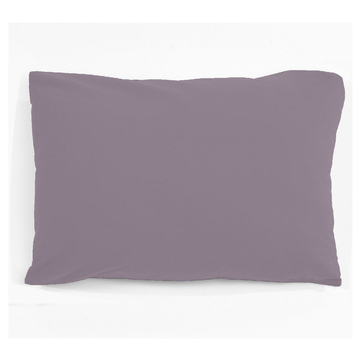 Taie d 'oreiller unie en coton 47 fils 