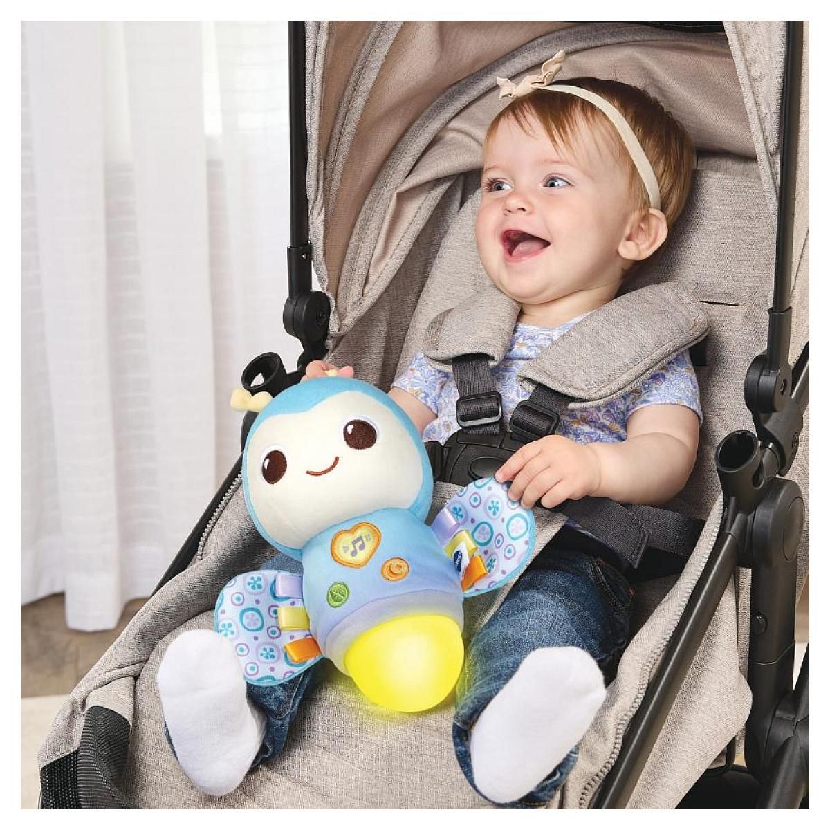 VTECH Lili Ma Luciole Douce Nuit - Peluche Éclairante pour Bébé