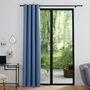 Voir la diapositive 2 : UNIVERS DECOR Lot de 2 Rideaux occultant 140 x 260 cm  Night  Bleuet - Bleu - 2 Panneaux occultant 140 x 260 cm