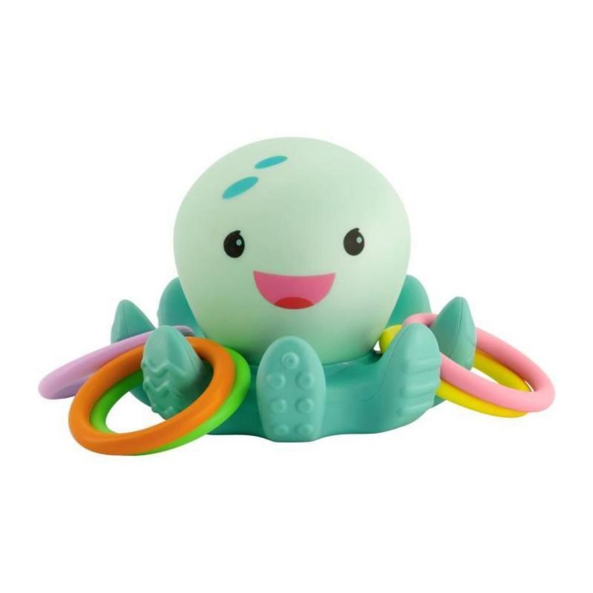 INFANTINO Jouet de bain - INFANTINO - Pieuvre Lumineuse de bain avec anneaux