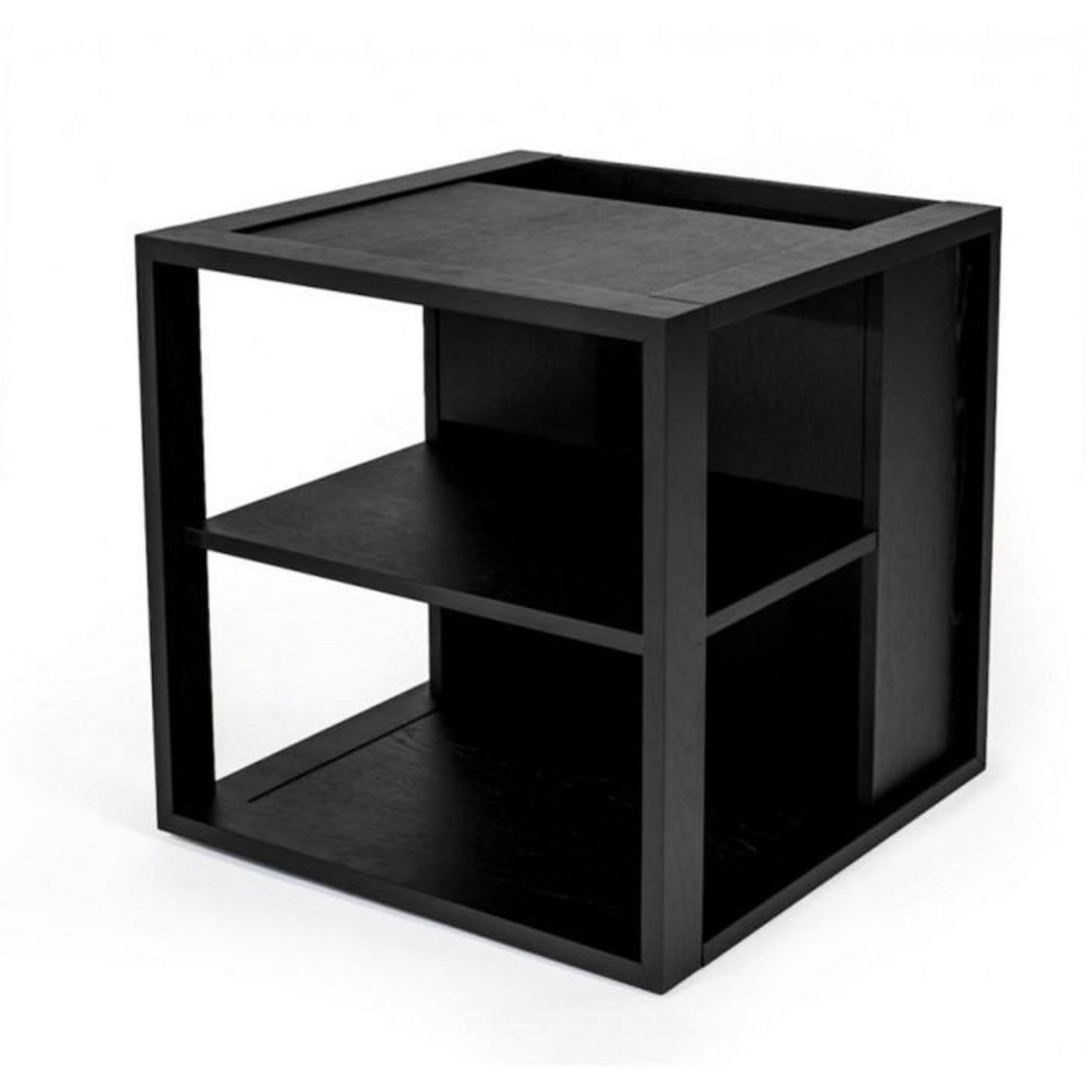 Paris Prix Table d'Appoint Design  Cuben  50cm Noir