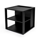 Paris Prix Table d'Appoint Design  Cuben  50cm Noir