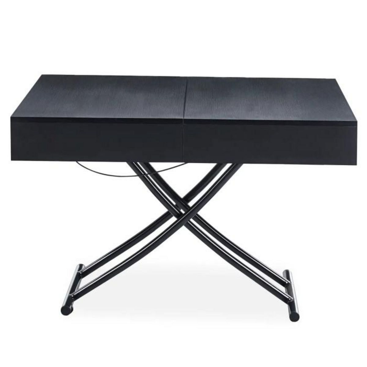 Paris Prix Table Basse Relevable  Lift  120-190cm Noir Mat