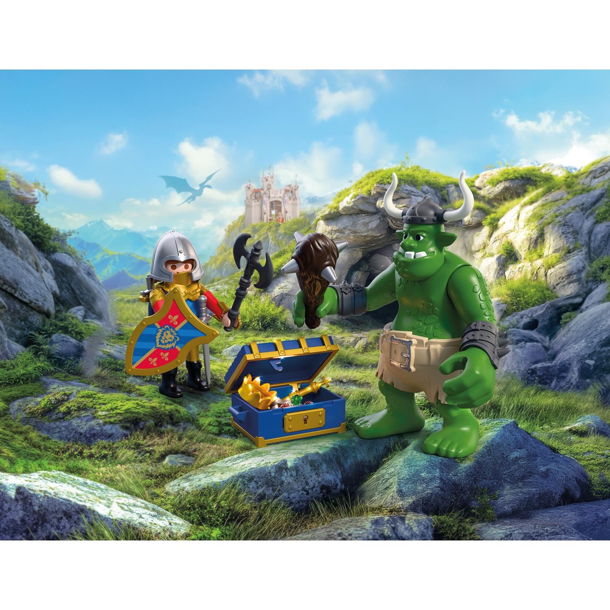Voir la diapositive 4 : PLAYMOBIL Troll et le trésor des chevaliers du Lion