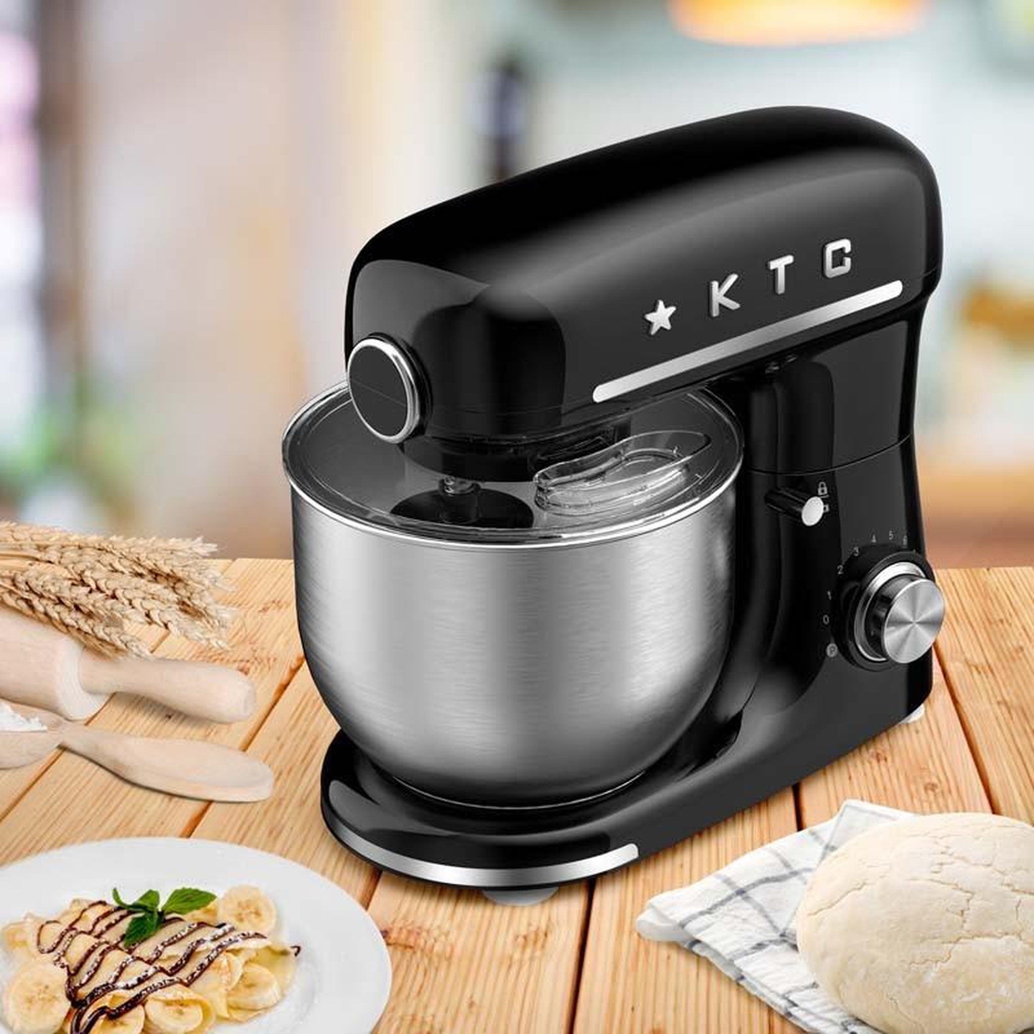 Voir la diapositive 4 : KITCHENCOOK Robot pétrin 5l inspiron black kitchencook