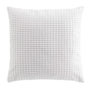 Voir la diapositive 1 : Paris Prix Coussin Déco en Velours Relief  Swing  45x45cm Blanc