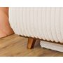 Voir la diapositive 4 : BEST MOBILIER Cristal - canapé 3 places - convertible avec coffre - en fausse fourrure côtelée