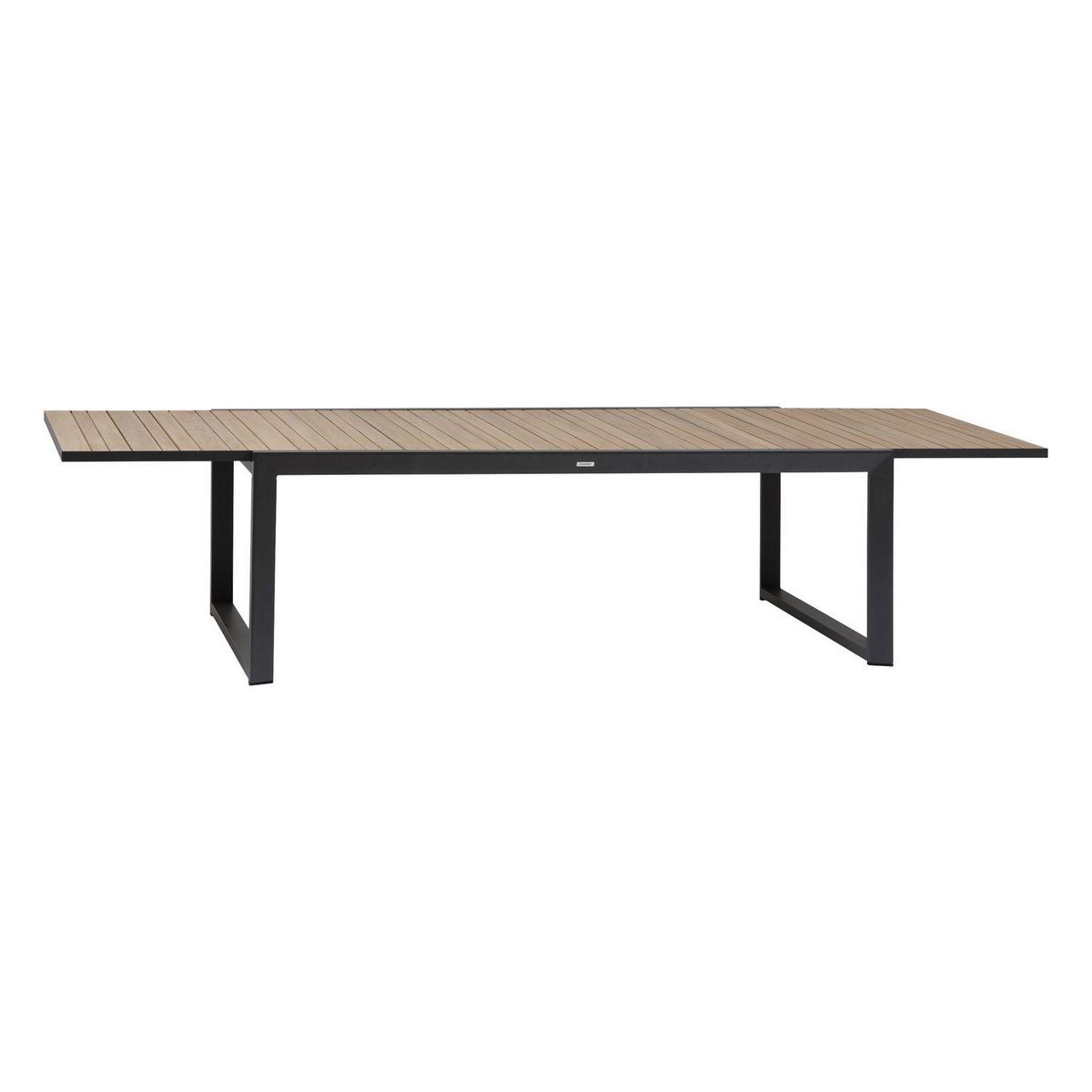 HESPERIDE Table de jardin extensible Corvo acacia et aluminium - 12 Places