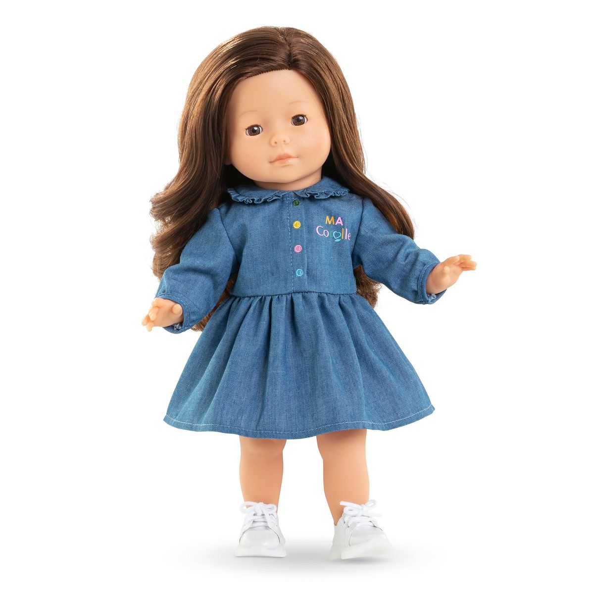 Corolle Robe Denim Manches Longues pour poupée ma Corolle