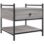 Voir la diapositive 2 : VIDAXL Table basse sonoma gris 50x50x50 cm bois d'ingenierie