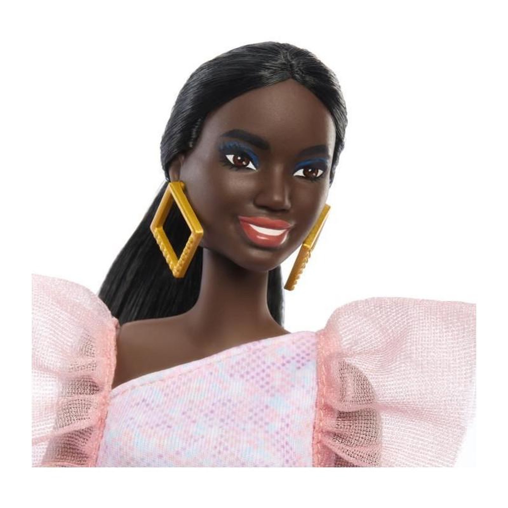 Voir la diapositive 2 : BARBIE FASHIONISTA ROBE VOLANTS - BARBIE - HRH14 - POUPEE MANNEQUIN BARBIE