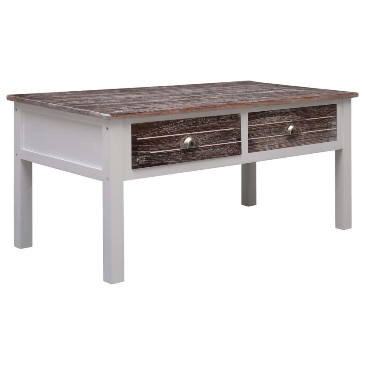VIDAXL Table basse Marron 100x50x45 cm Bois