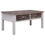 Voir la diapositive 1 : VIDAXL Table basse Marron 100x50x45 cm Bois
