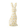 Voir la diapositive 2 : Paris Prix Statuette Lapin Déco  Fleurs  32cm Multicolore