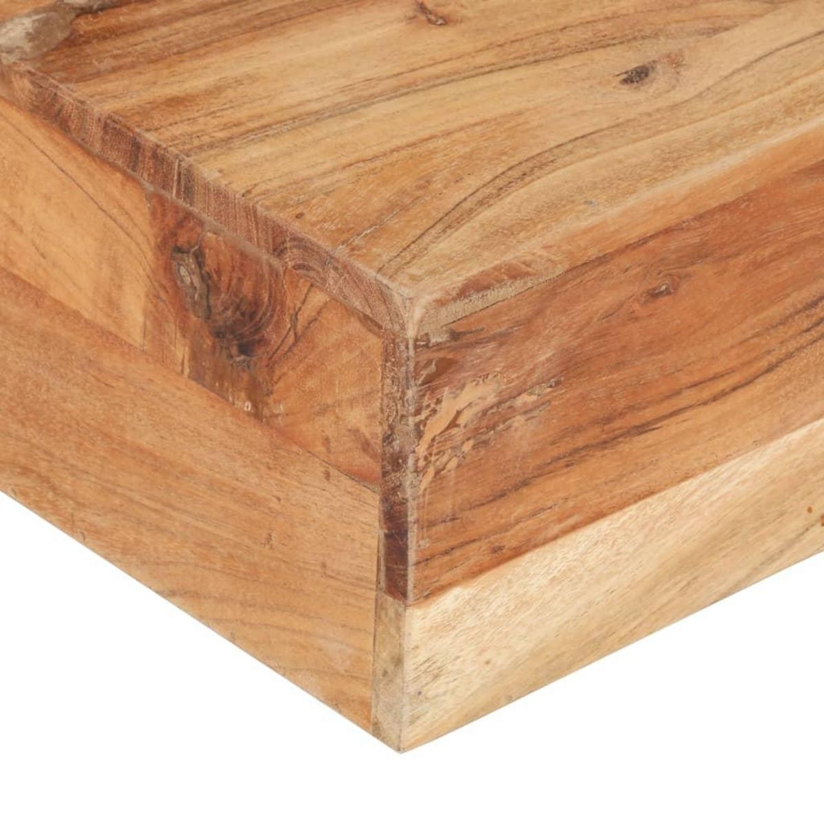 VIDAXL Table basse 80x80x28 cm Bois d'acacia massif