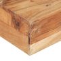 Voir la diapositive 3 : VIDAXL Table basse 80x80x28 cm Bois d'acacia massif