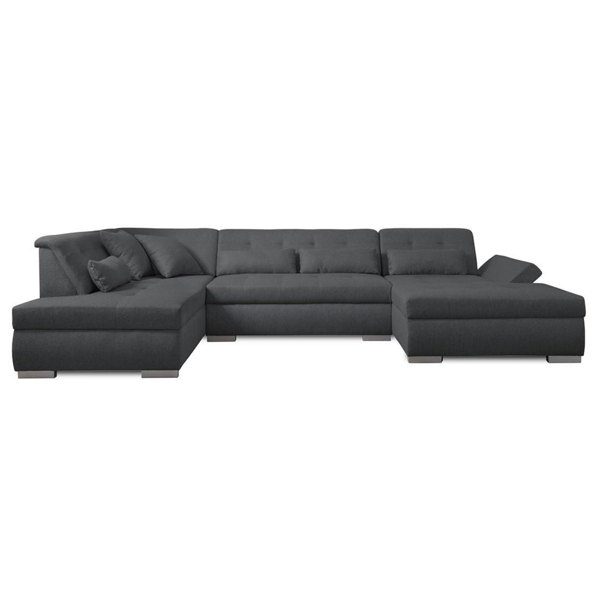 LISA DESIGN Vermont - canapé panoramique d'angle gauche - 7 places - xxl