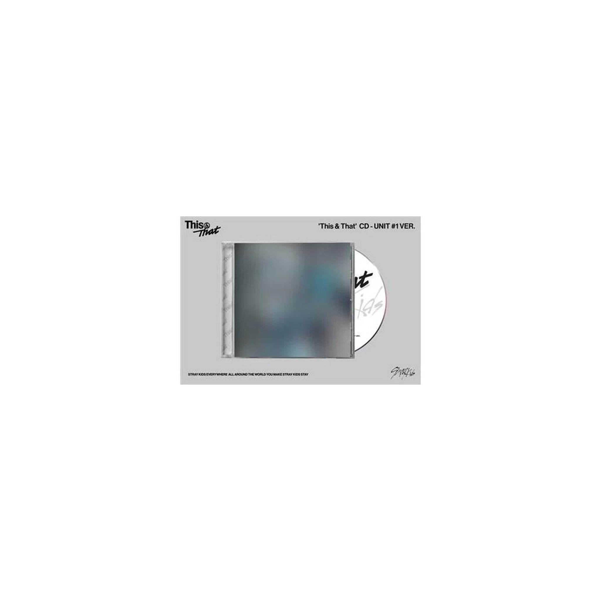 Cd single édition limitée stray kids this & that unit #1, version festival