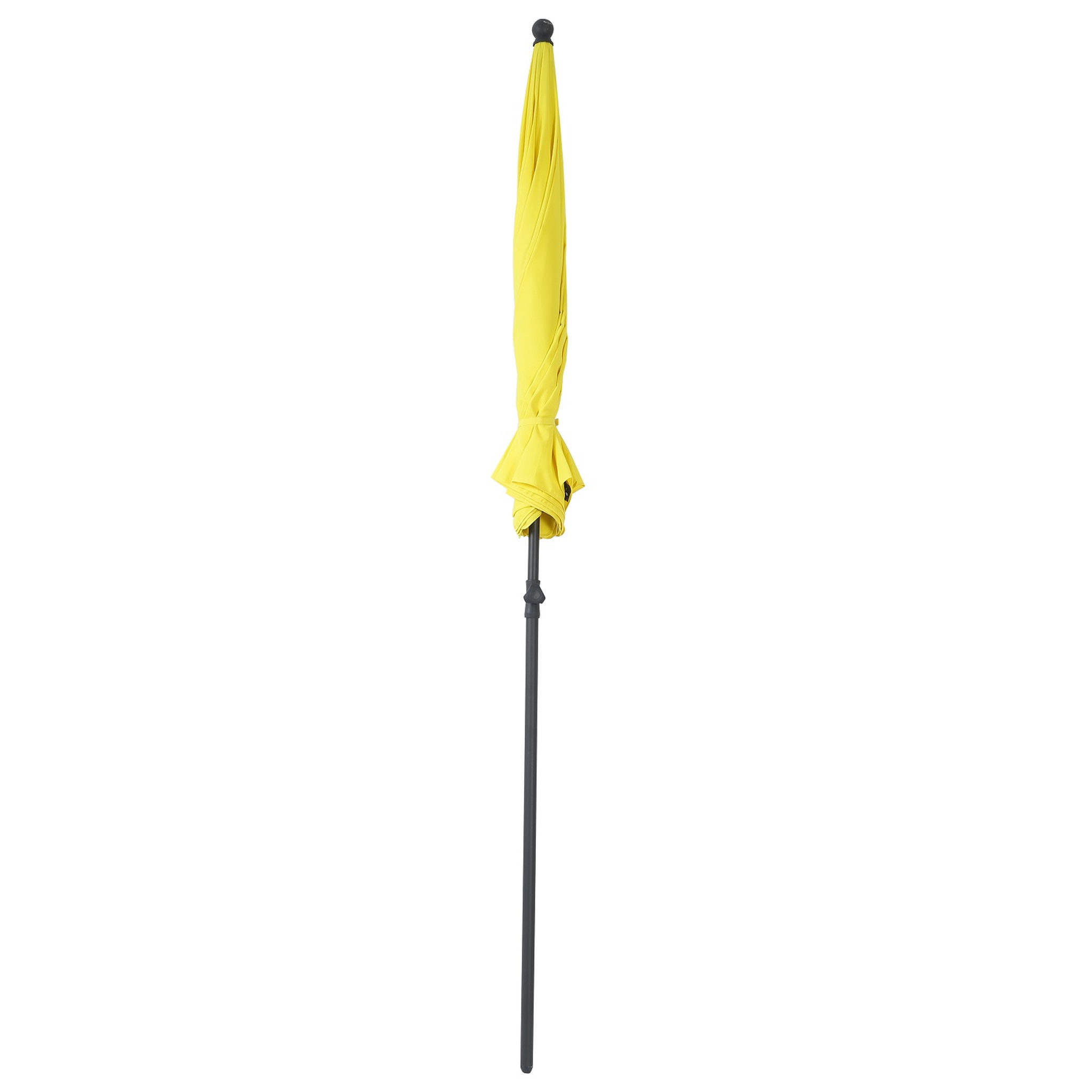 Voir la diapositive 4 : Parasol rond inclinable - 2,5m - Citron