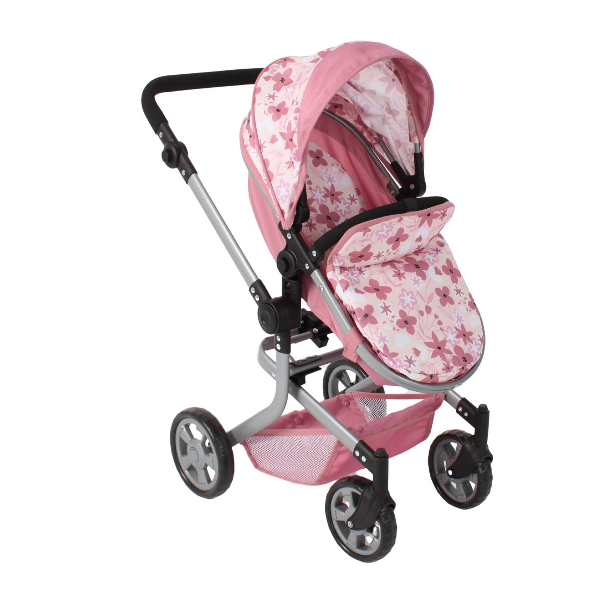 Voir la diapositive 5 : BAYER CHIC 2000 Poussette combiné MIKA Fleurs pour poupée