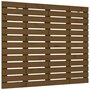Voir la diapositive 2 : VIDAXL Tete de lit murale Marron miel 126x3x91,5 cm Bois massif de pin