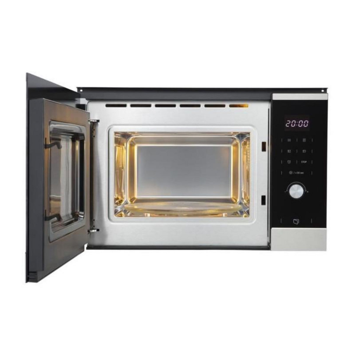 CONTINENTAL EDISON Micro-ondes Continental Edison 25 L Noir Inox