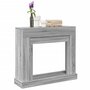 Voir la diapositive 1 : VIDAXL Cadre de cheminee sonoma gris 100x30x87,5 cm bois d'ingenierie