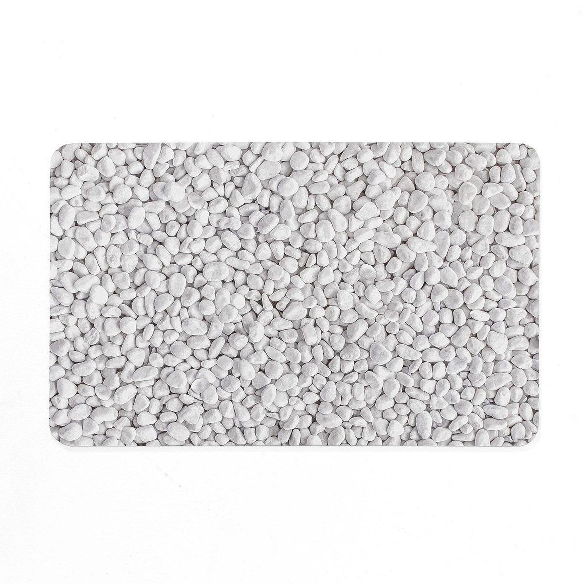 Douceur d'Intérieur Tapis de bain imprimé  leandra  50x80cm gris