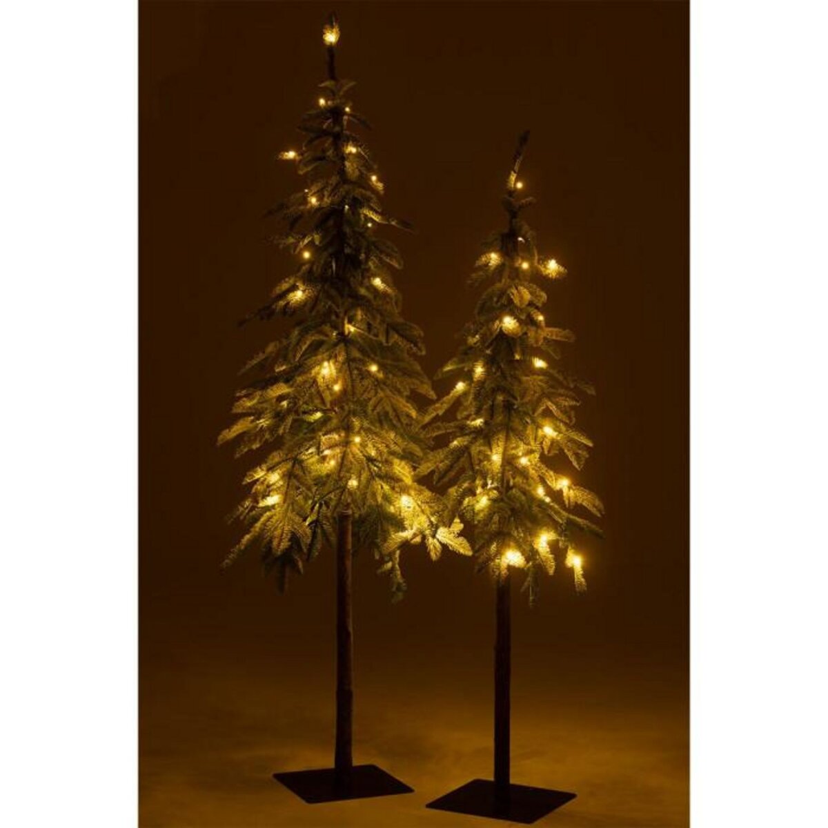 Paris Prix Sapin de Noël Déco Enneigé à LED  Reynaldo  145cm Vert