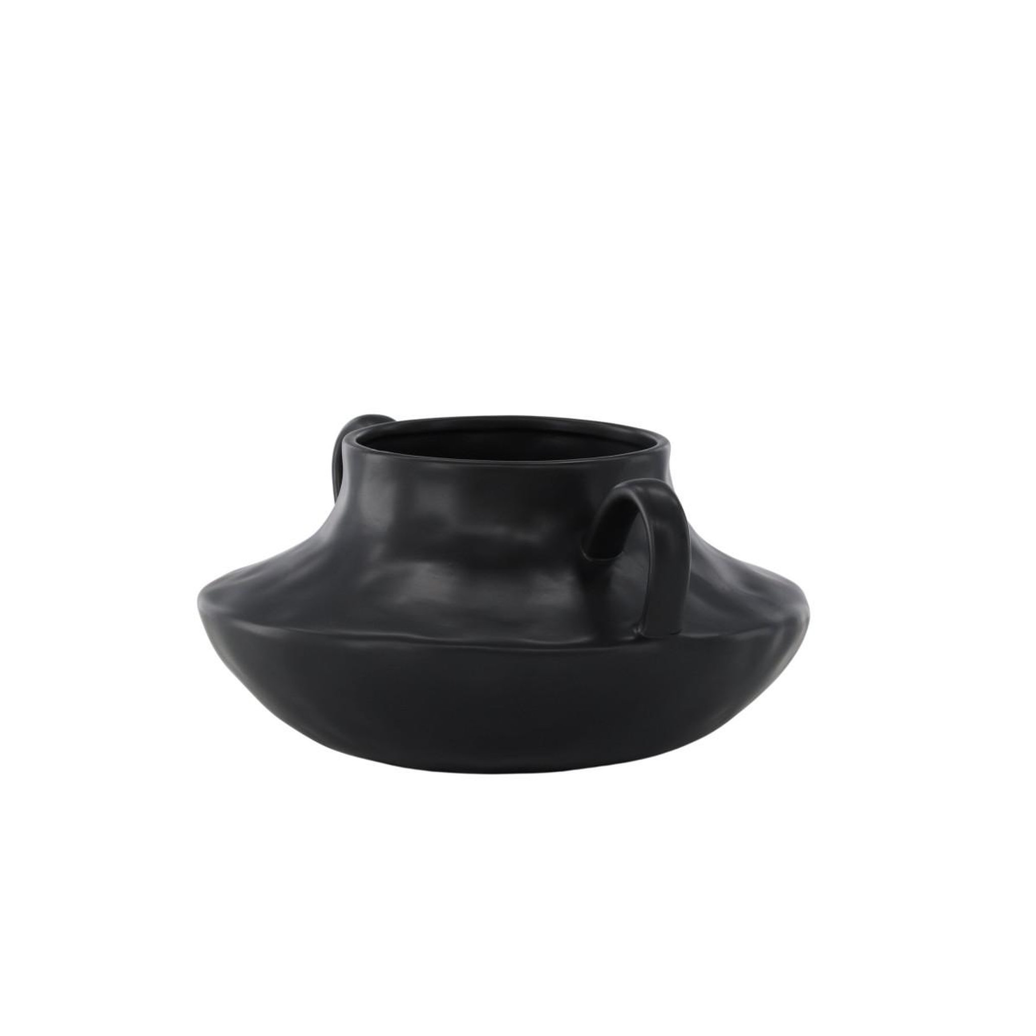 Voir la diapositive 5 : Paris Prix Pot Design en Céramique  Holda  31cm Noir