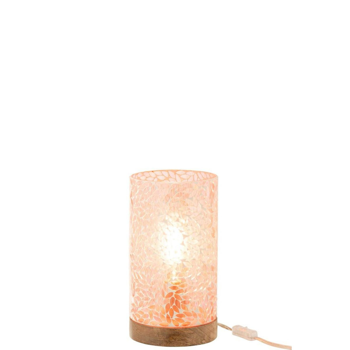 Paris Prix Lampe à Poser Mosaïque  Cyra  29cm Rose
