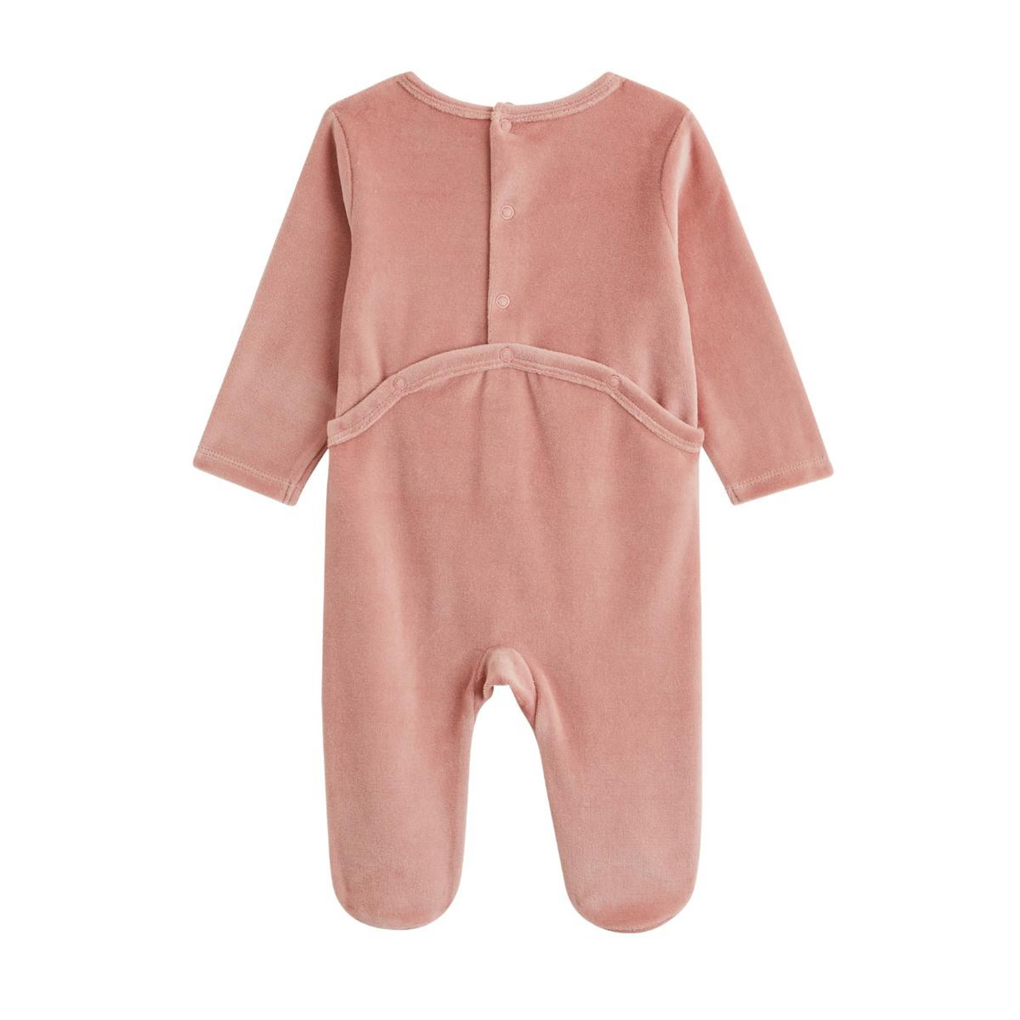Voir la diapositive 4 : PETIT BEGUIN Lot de 2 pyjamas bébé en velours
