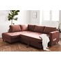 Voir la diapositive 3 : LISA DESIGN Anna - canapé d'angle gauche - 5 places - convertible - en velours