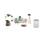 Voir la diapositive 2 : E-CONCEPT Purificateur d'air Concept Solution CA 3000 avec humidificateur intégré blanc