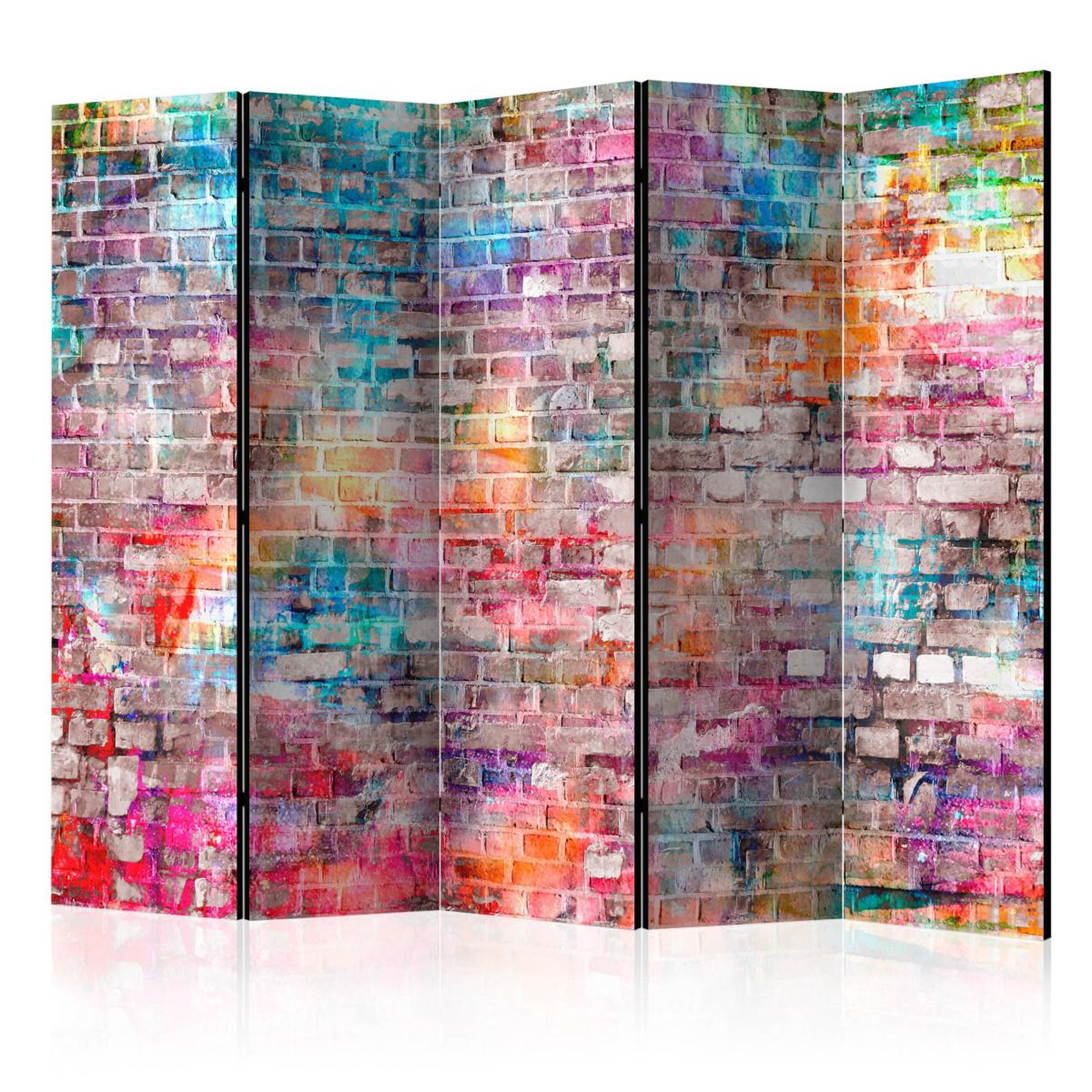 Paris Prix Paravent 5 volets  colourful brick  172x225cm