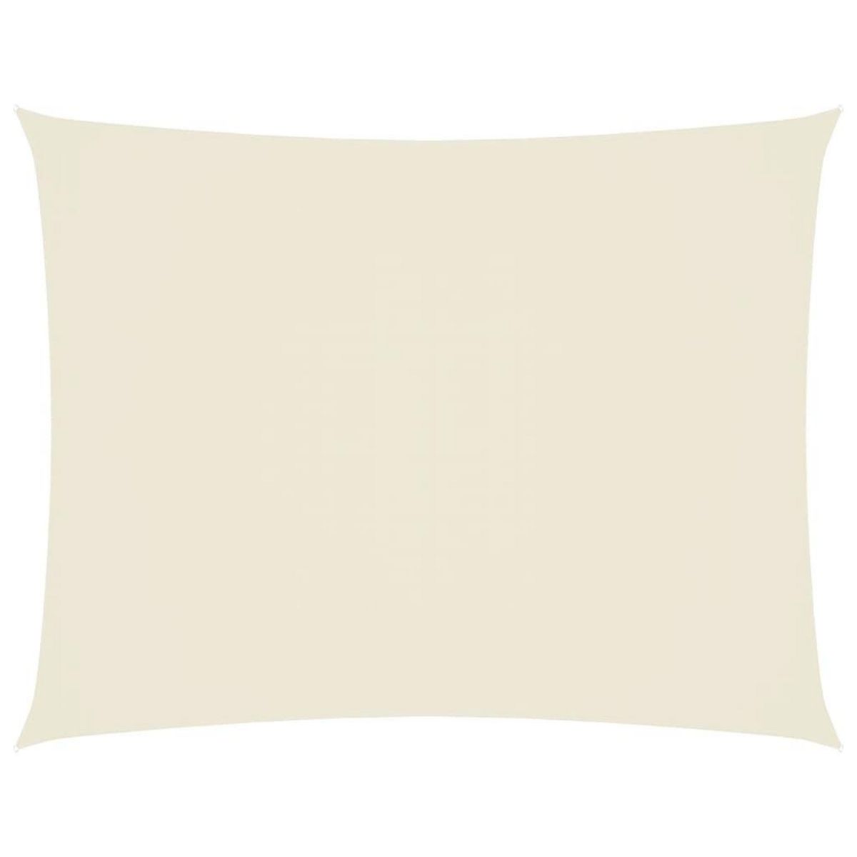 VIDAXL Voile de parasol tissu oxford rectangulaire 2x3,5 m creme