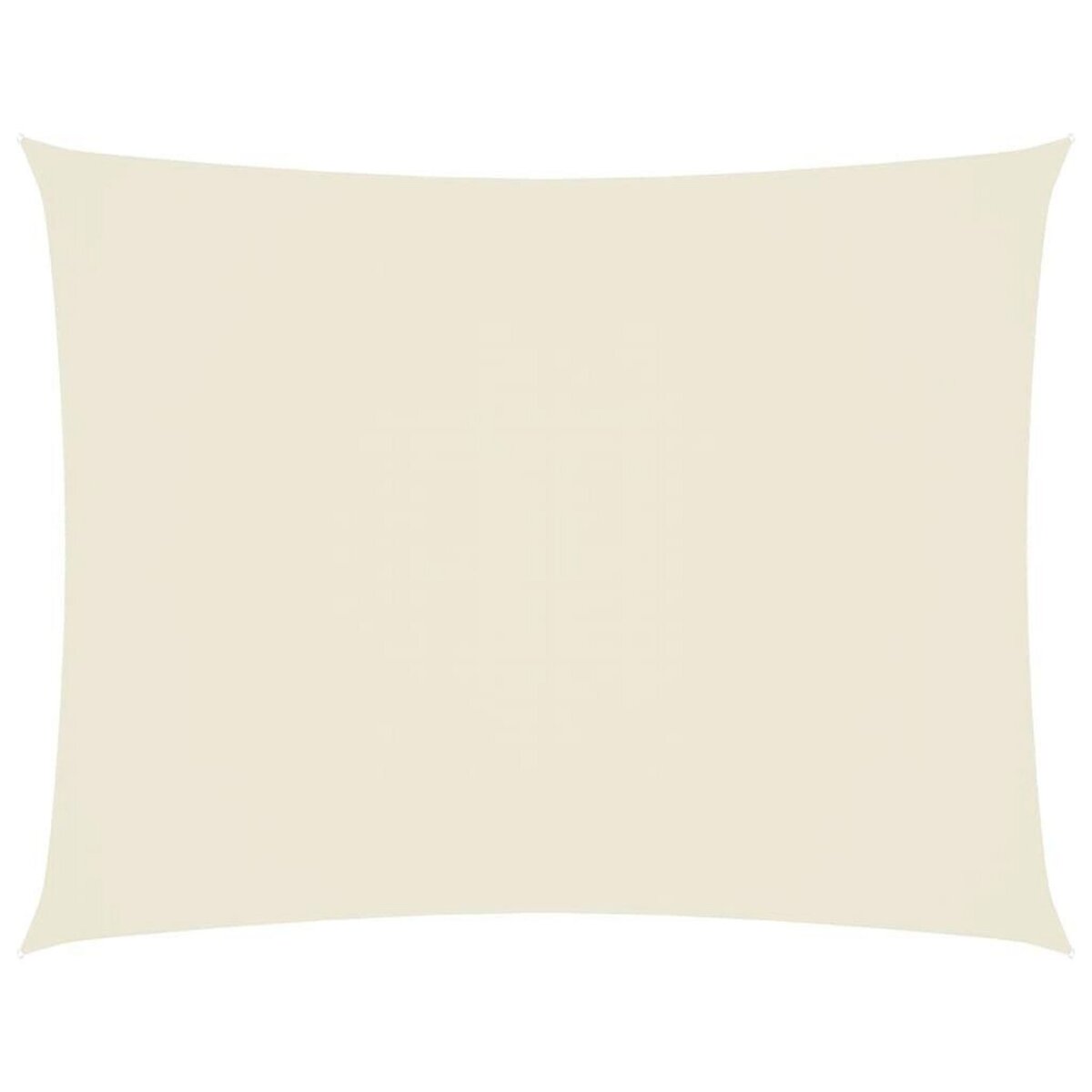 VIDAXL Voile de parasol tissu oxford rectangulaire 2x3,5 m creme