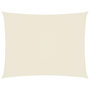 Voir la diapositive 2 : VIDAXL Voile de parasol tissu oxford rectangulaire 2x3,5 m creme